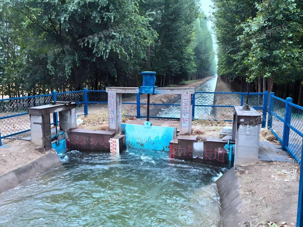 蒸湘分流渠道闸门