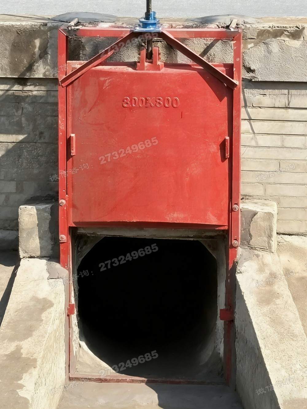 德州800x800铸铁闸门