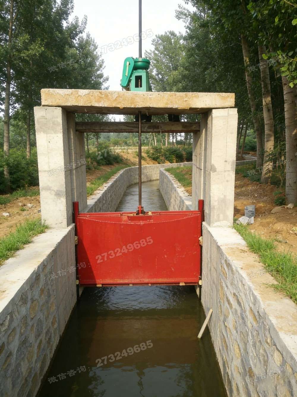 丰南石砌渠道铸铁闸门