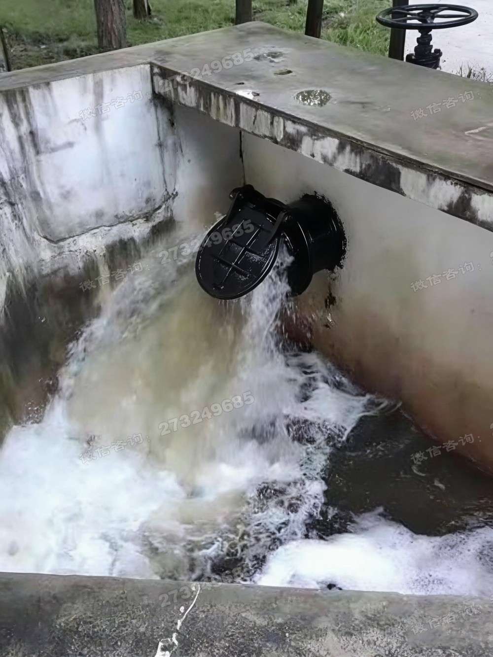 铸铁管道拍门