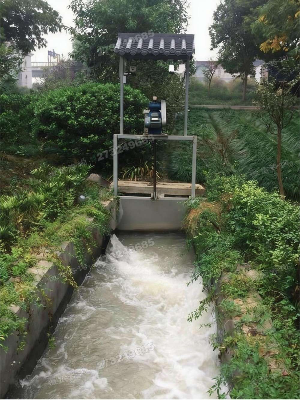 金华带防雨棚电动闸门