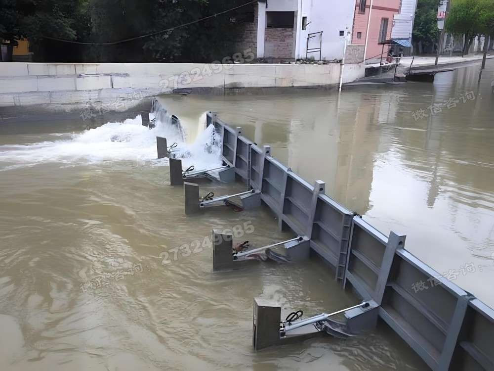 蒙城县城镇河道液压钢坝