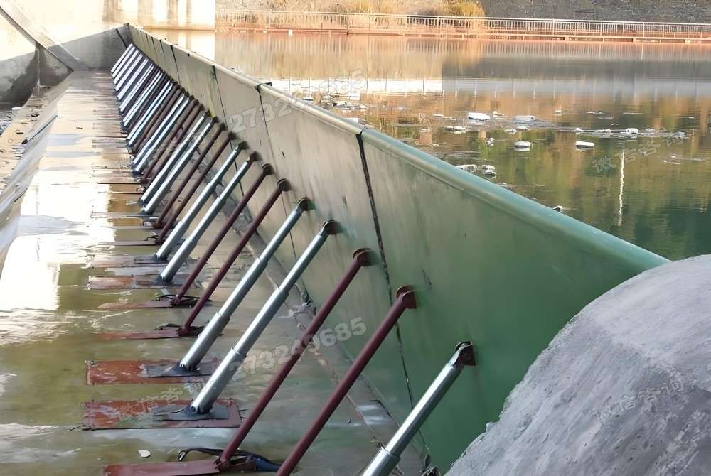金华湿地公园液压景观钢坝