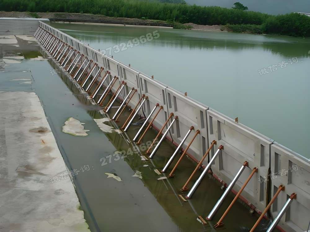 金华公园河道景观液压钢坝