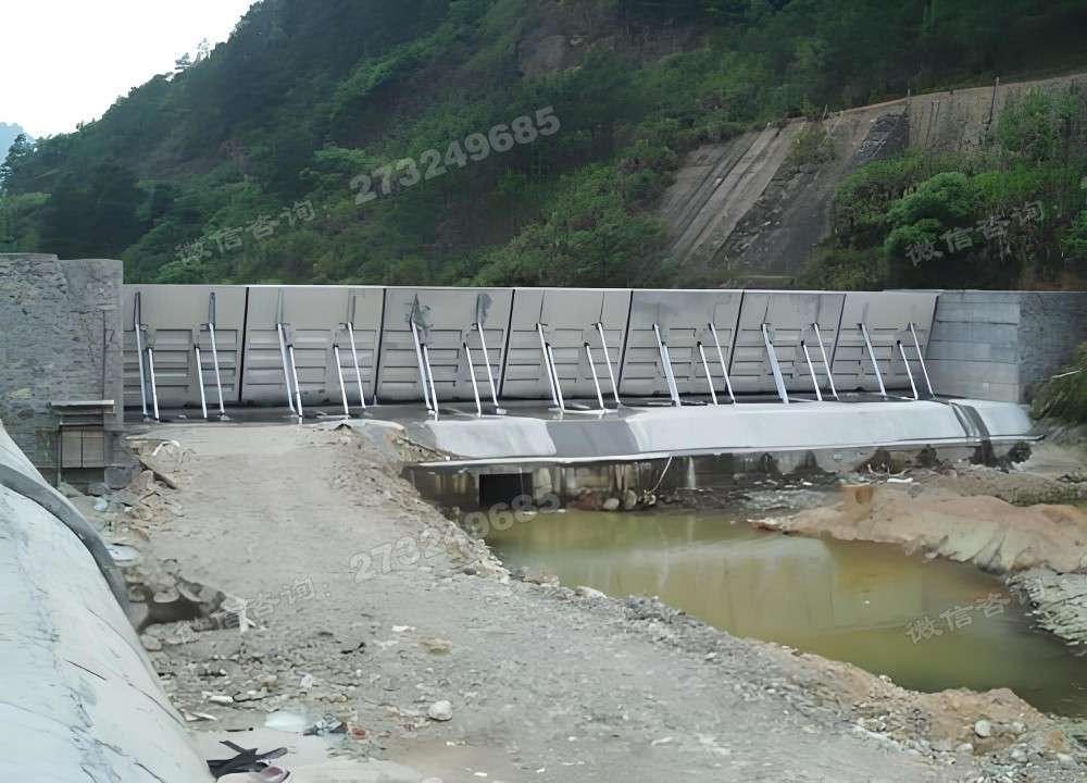 浙江峡谷河道液压钢坝