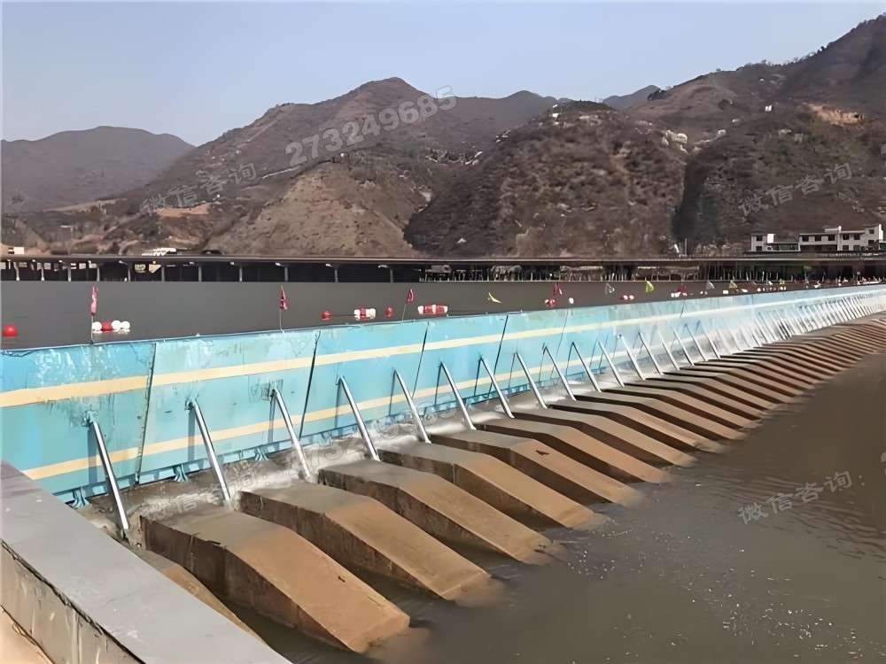 潜山县山地河道液压钢坝